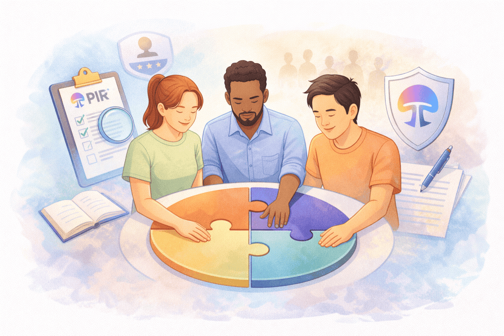 Diverse group discussing psychedelic-assisted therapy for addiction recovery.